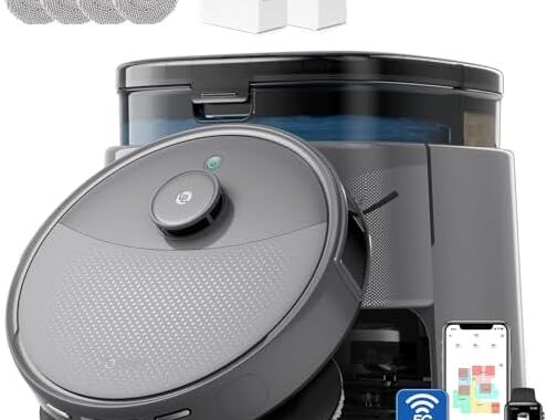Lefant M2L Plus LiDAR Navigation Robot Vacuum and Mop, 7000Pa Suction